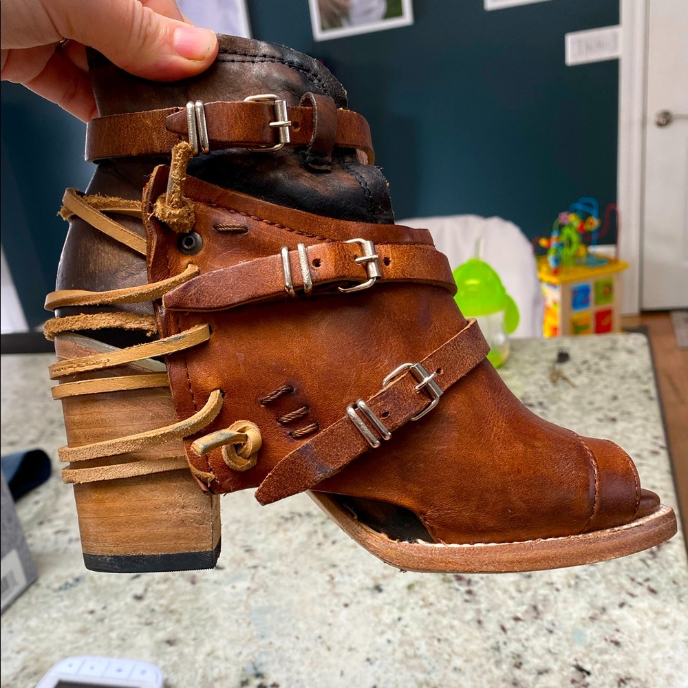 Freebird shoes brand new worn once inside all leather